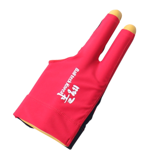 LYCRK台球杆专用莱卡手套漏指韩国名品三指专用打台球手套男女用