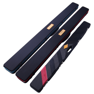JF台球杆PVC材质杆盒双槽 斯诺克三槽通杆杆盒分体密码锁杆盒杆袋
