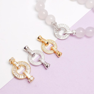 珍珠项链搭扣纯银925扣头对开精致简约百搭手链扣精工大号DIY饰品