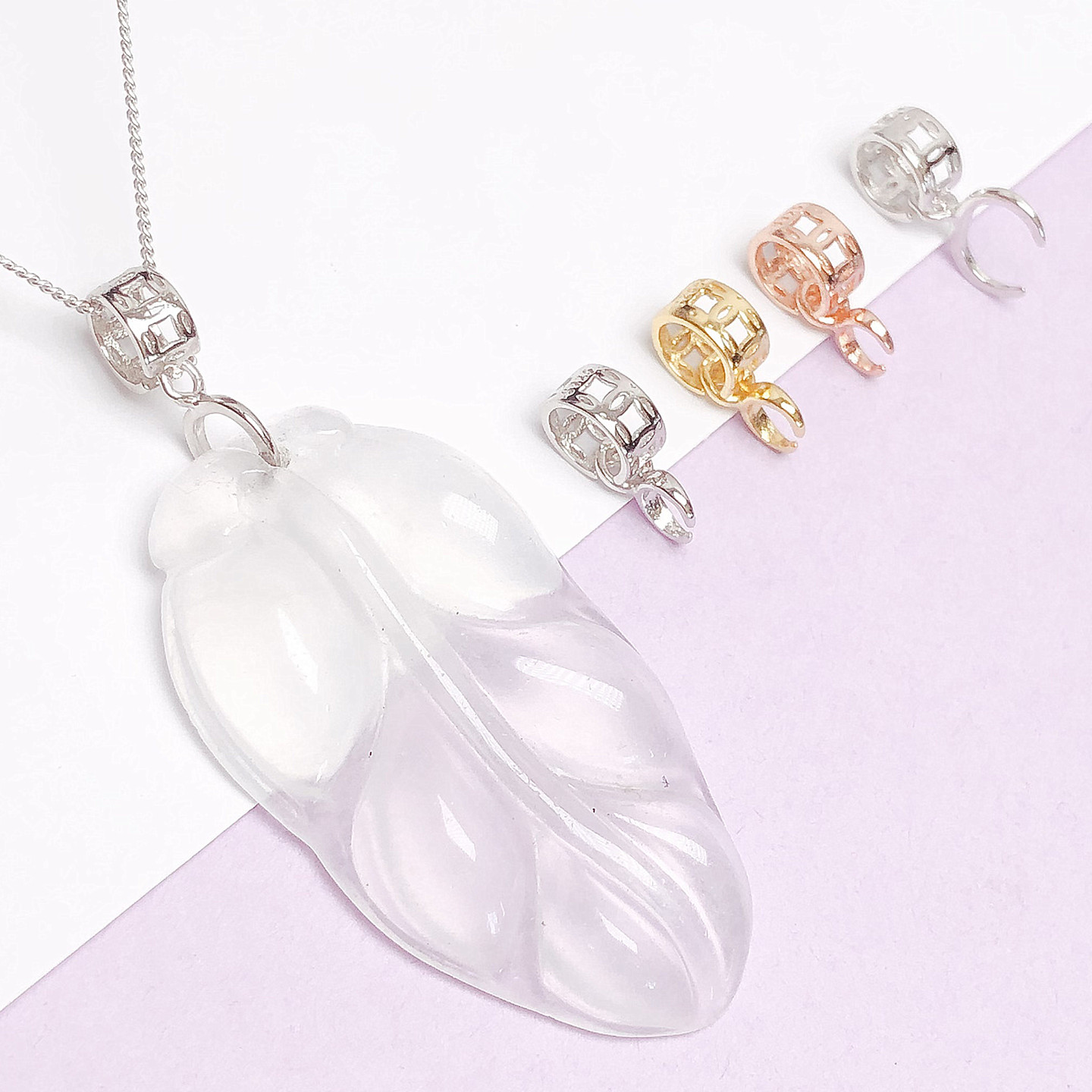 S925银吊坠瓜子翡男女翠挂件卡扣