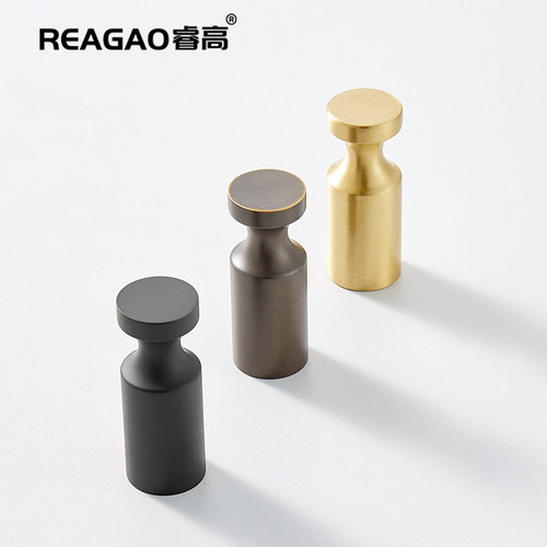 睿高黄铜挂衣钩玄关衣服挂钩复古