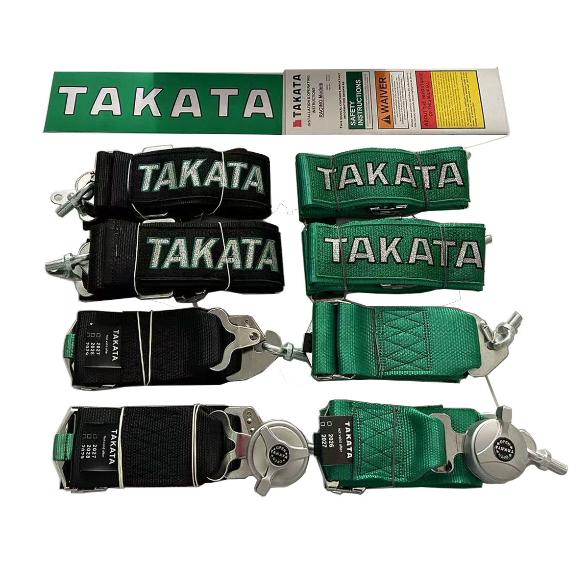 新款takata改装安全带 汽车改装座椅通用安全带 三英寸四/五/六点