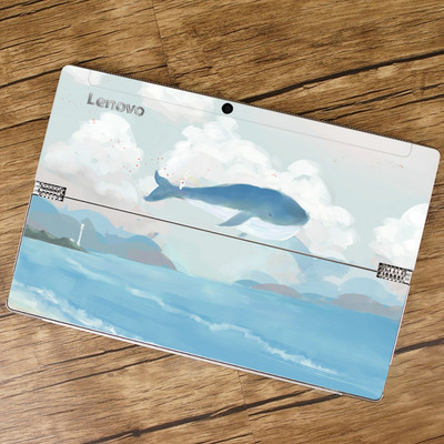 联想小新Duet贴纸12.4英寸小新Pad Pro贴膜外壳膜原装背贴膜炫彩