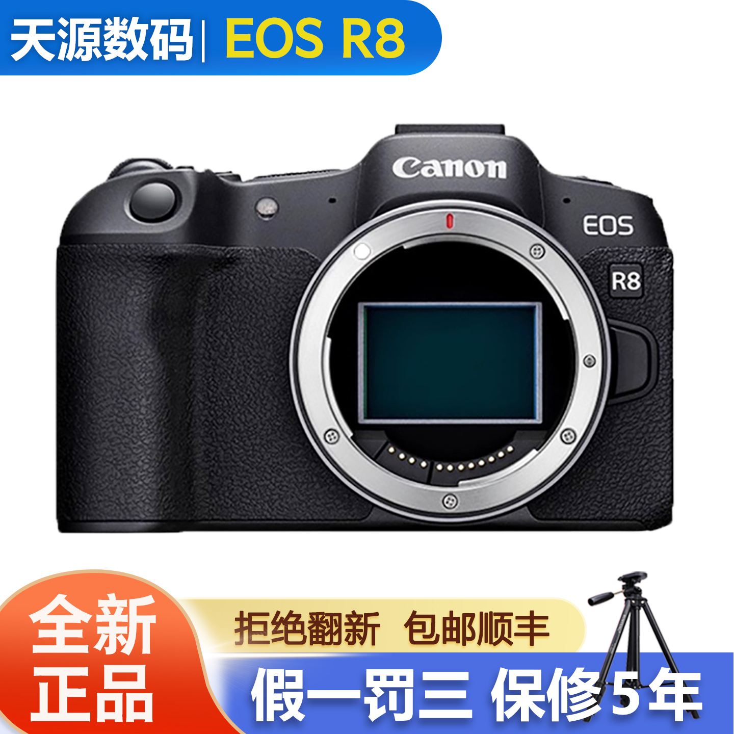 Canon/佳能EOS R8微单全画幅专业24-105套机学生数码相机直播视频