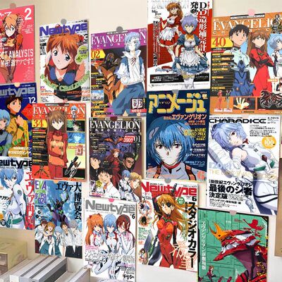 EVA海报福音战士绫波丽明日香周边学生宿舍房间卧室装饰背景墙贴