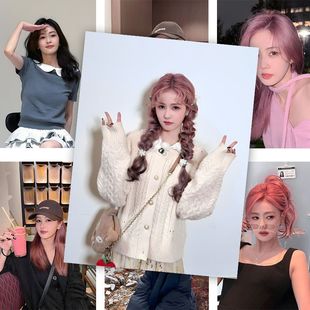 60张白鹿贴墙海报高清白梦妍写真照片房间宿舍墙面装 饰挂画墙纸