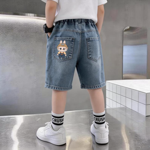 儿童牛仔短裤2026夏季新款男童七分裤薄款中大童夏装裤子宝宝韩版