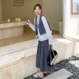 现货蕾丝拼接马甲+半身裙三件套297-1662-P175-K248，商品下架区，艾艾淮淮