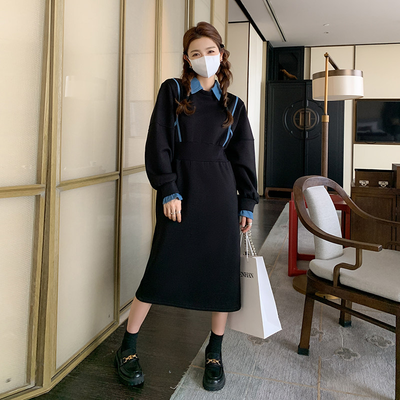 现货秋装牛仔拼接卫衣裙297-013-P125K178,商品下架区,艾艾淮淮