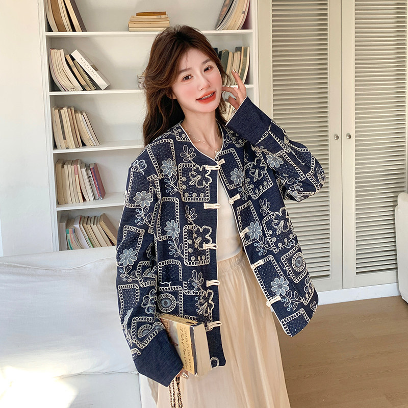 现货新中式提花显瘦外套297-1156-P145-K208,商品下架区,艾艾淮淮