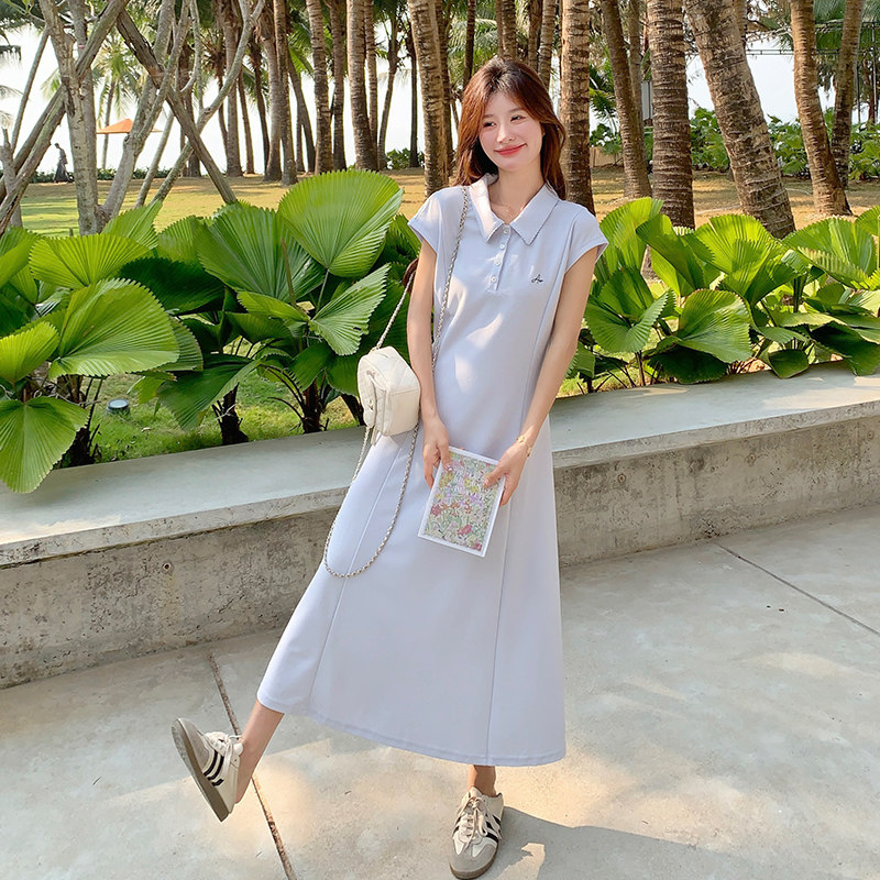 2025夏季新款韩版时尚气质百搭显瘦无袖连衣裙女设计感小众长裙子,女装连衣裙,艾艾淮淮