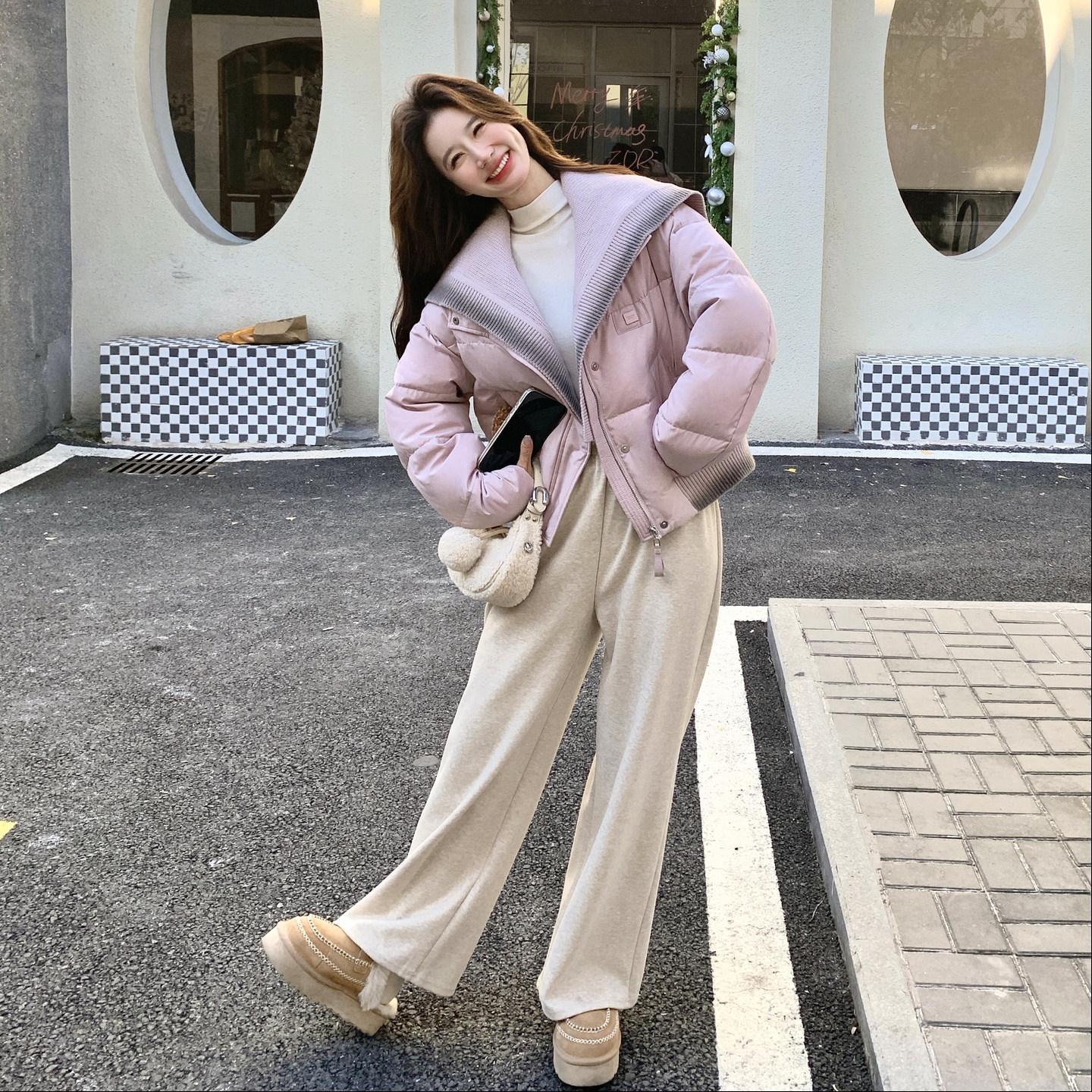 【新款】90绒现货针织拼接羽绒服297-1952-P295-K438,商品下架区,艾艾淮淮