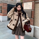 【新款】现货羊羔毛皮毛一体外套297-1002-P195-K288，女装短外套，艾艾淮淮