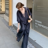 【新款】现货假两件上衣+阔腿裤套装297-1761-P165-K238，女装套装/套裙，艾艾淮淮