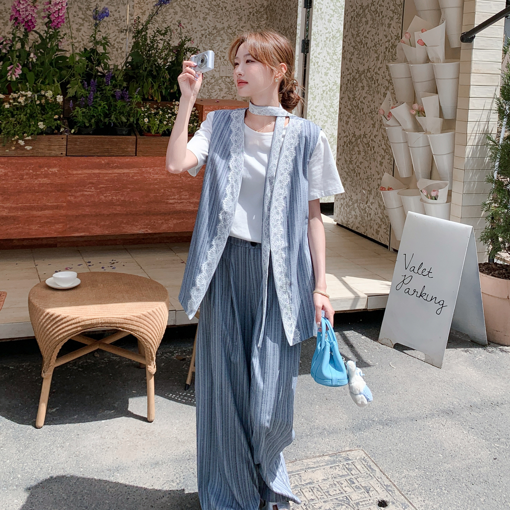 【新款】现货马甲+阔腿裤+T三件套297-1307-P165-K238，商品下架区商品下架区，艾艾淮淮