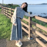 现货风套装+条纹衬衫三件套297-1745-P185-K268，女装短外套，艾艾淮淮