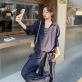 【新款】现货假两件上衣+阔腿裤套装297-1761-P165-K238，女装套装/套裙，艾艾淮淮