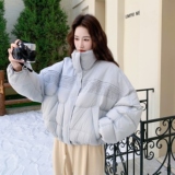 【新款】90绒现货个性羽绒服297-1917-P285-K418，女装棉衣/棉服，艾艾淮淮