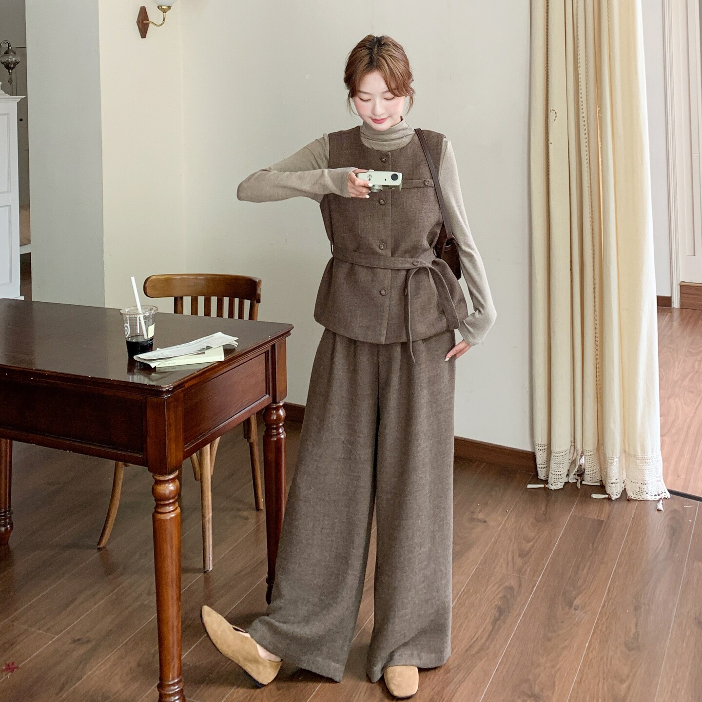 现货马甲+打底+阔腿裤三件套297-1805-P195-K288,商品下架区,艾艾淮淮