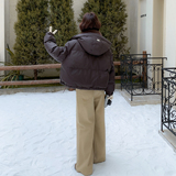 【新款】90绒现货拼接保暖羽绒服297-1889-P295-K438，女装棉衣/棉服，艾艾淮淮