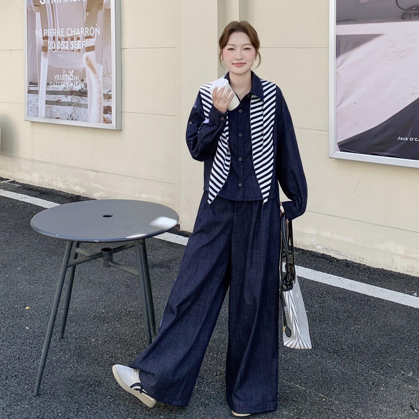 【新款】现货上衣+阔腿裤套装297-1735-P175-K248,女装套装/套裙,艾艾淮淮