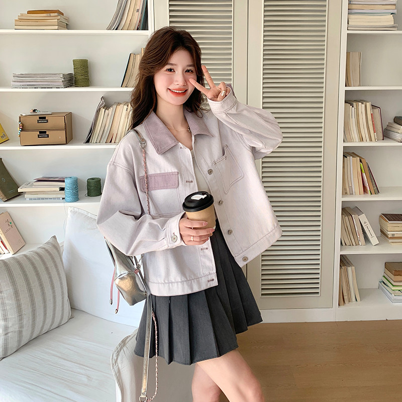 现货 宽松 撞色 外套297-1129-P155-K218图片
