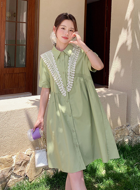 现货绿色披肩连衣裙297-160-P115-K168