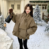 【新款】90绒现货围脖韩系羽绒服外套297-1951-P265-K398，女装短外套，艾艾淮淮