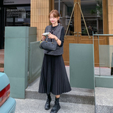 时尚黑色小香风外套女2024春秋新款气质马甲miu系百褶裙子，女装连衣裙，艾艾淮淮