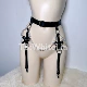 Черный висящий ремешок+4 жемчужных цепей