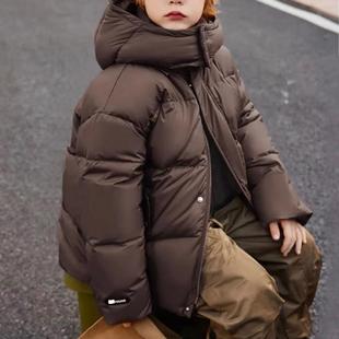 AS*儿童高端男童冬装羽绒服90%绒男孩加厚冬季抗寒外穿2024新款