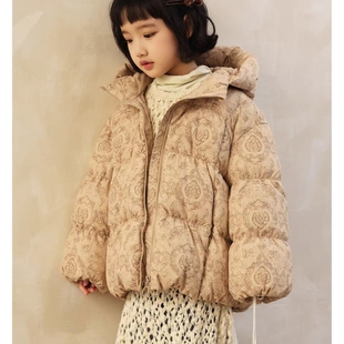 童邦登女童韩版洋气羽绒服儿童短款外套中大童超好看冬装新款加厚