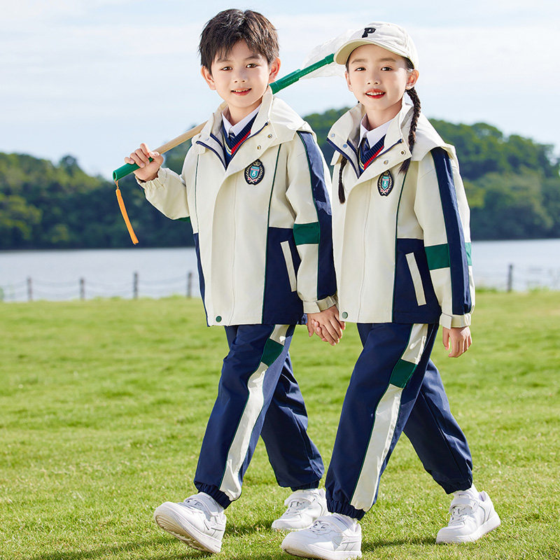 秋冬季冲锋衣儿童校服小学生班服