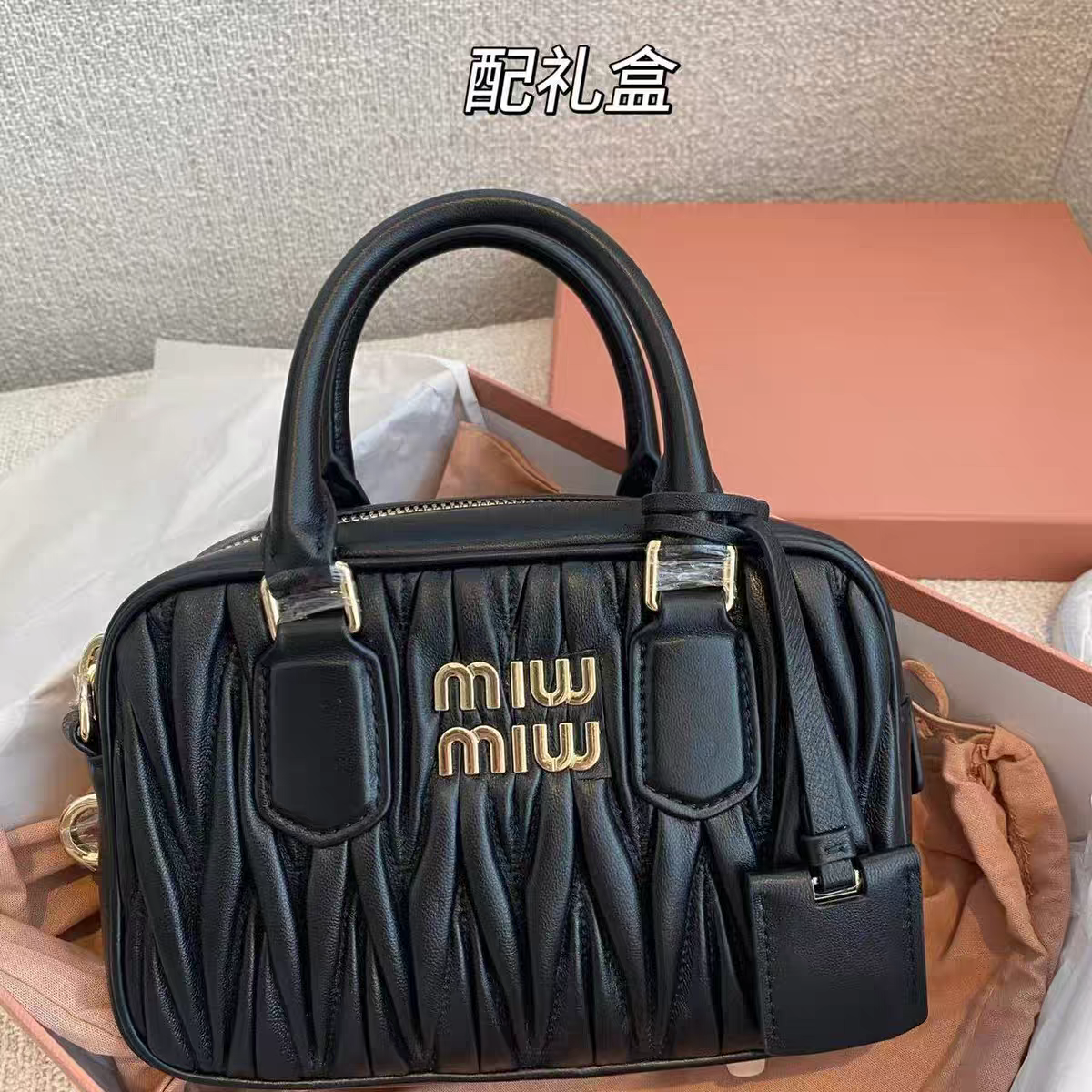 经典小众褶皱手提新款时尚托特包