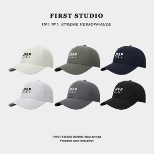 JEEPSPIRIT速干透气帽子男款 太阳帽网眼鸭舌帽 棒球帽遮阳防晒薄款