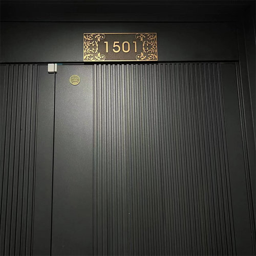 家用黄铜别墅门牌订制定制