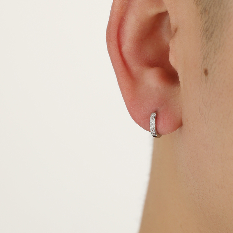 轻奢复古925银情侣锆石