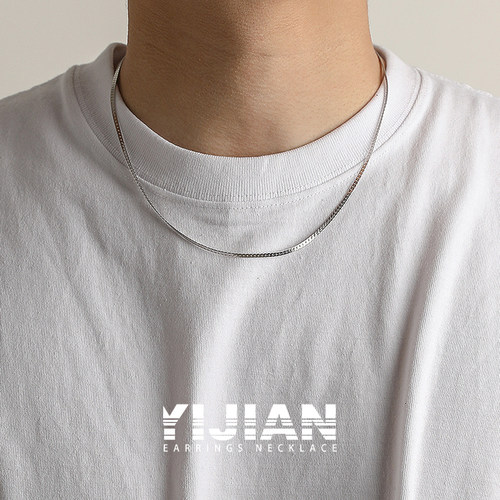 925纯银蛇骨链情侣纯银