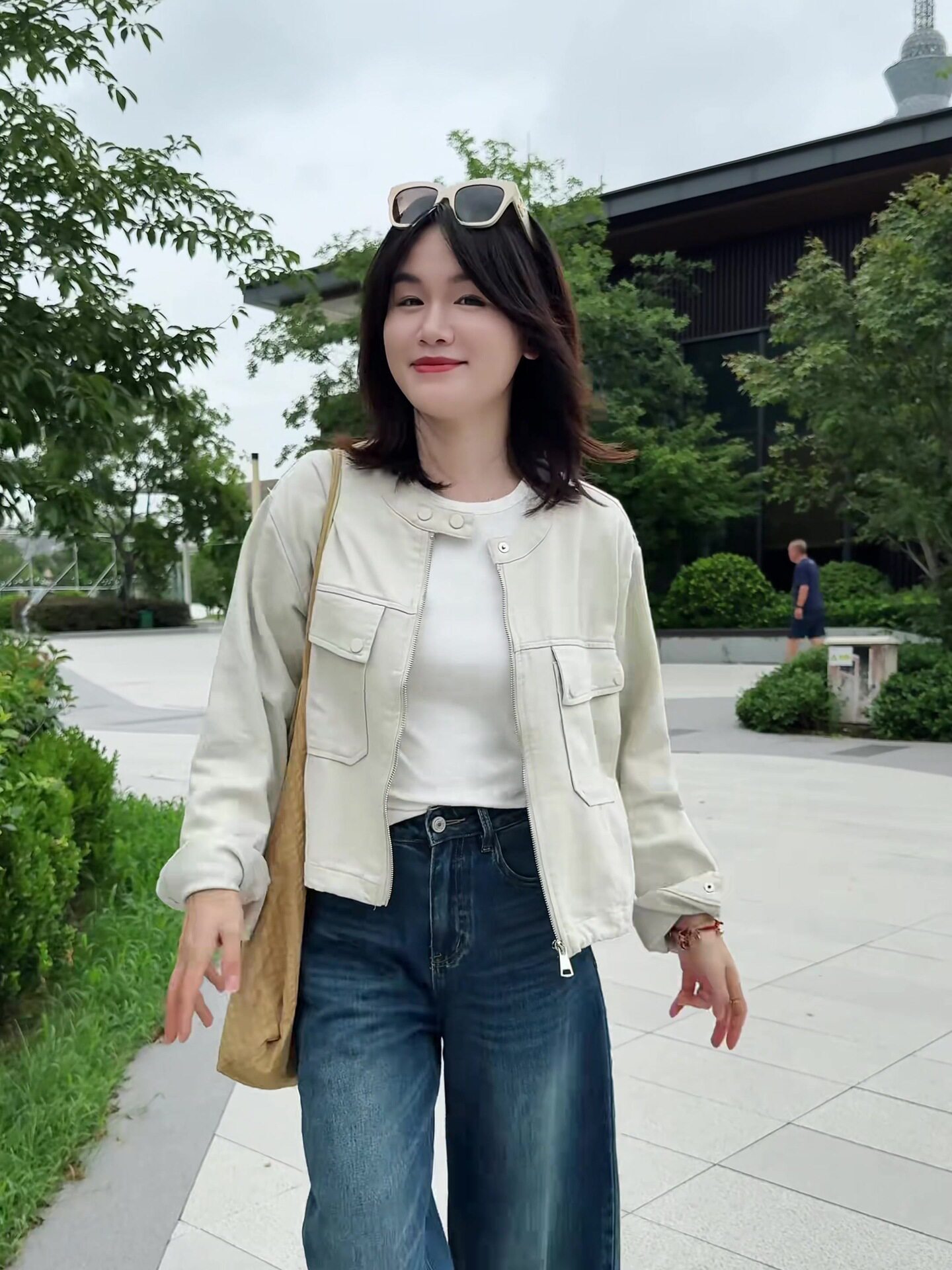 韩版立领短款外套女2026秋季短外套