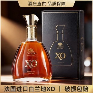 法国进口白兰地洋酒XO烈酒40度夜场酒吧可乐桶700ml礼盒装正品