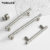 轻奢法式 家具柜子实心黄铜柜门拉手高级感锤纹橱柜衣柜抽屉铜把手