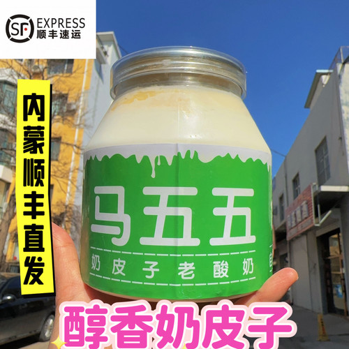 小黑山马五五经典奶皮子老酸奶