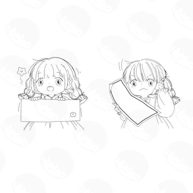 原创 - 小牌子 标签标题手账光敏印章女生标记重点印章装饰可爱