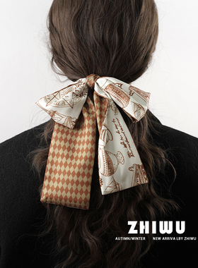 米修斯之恋~高级感小丝巾女长条飘带扎发绑包包丝带搭配西装领巾