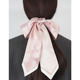 知雾原创丝巾小长条粉色发带领巾领带绑包包长腰带 美貌入侵企划