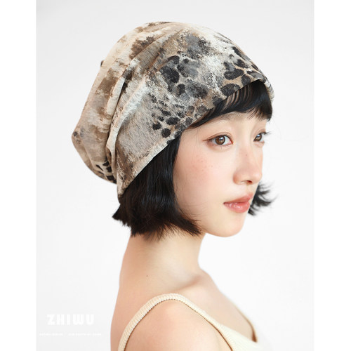 ZHIWU~小众设计套头帽时髦堆堆帽