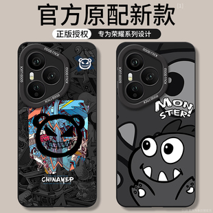 适用荣耀400手机壳honor华为400pro新款X400全包P400防摔液态硅胶四百专用新品五百系列外壳por保护套男女的