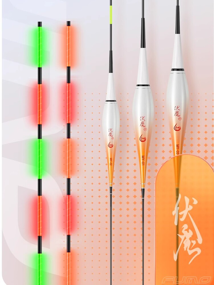 佳钓尼鱼漂咬钩变色夜光漂日夜两用电子漂鲤鱼青草鱼鲢鳙大物浮漂