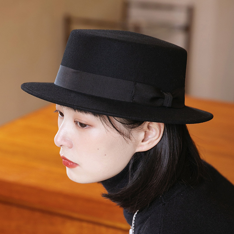 MauroPoli/玛芮百利平檐礼帽冬