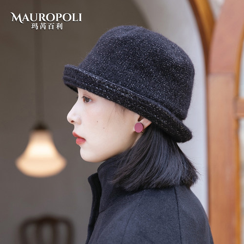 MauroPoli渔夫帽休闲女秋冬